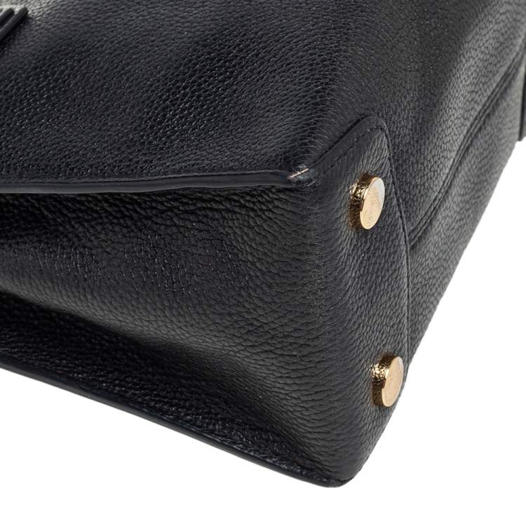 Pre Owned MICHAEL Michael Kors Black Leather Mini Mercer Tote