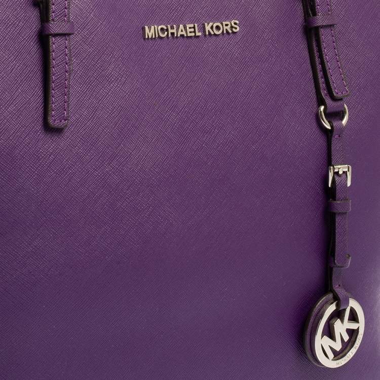 michael kors purple tote