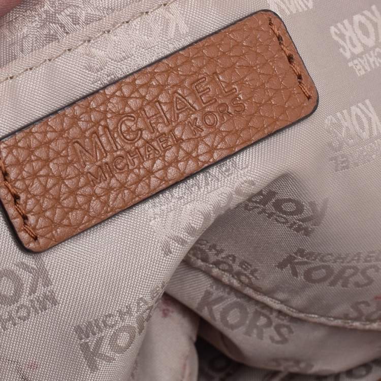 Pre Owned MICHAEL Michael Kors Tan Leather Cecelia Shoulder Bag