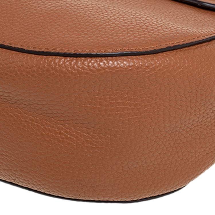 Pre Owned MICHAEL Michael Kors Tan Leather Cecelia Shoulder Bag