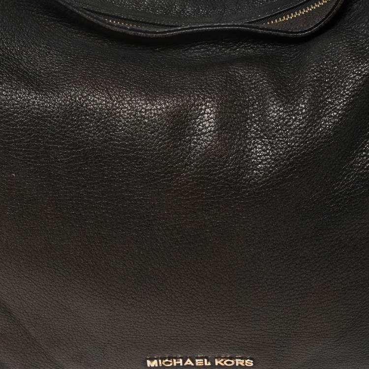 Pre Owned MICHAEL Michael Kors Black Leather Chain Handle Shoulder Bag