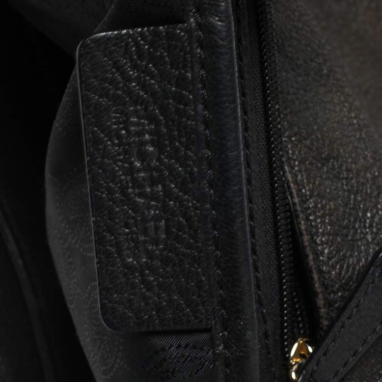 Pre Owned MICHAEL Michael Kors Black Leather Chain Handle Shoulder Bag