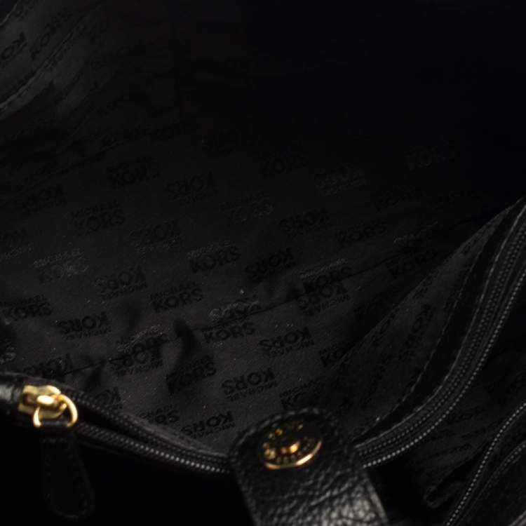 مملوكة مسبقًا MICHAEL Michael Kors Black Leather Satchel