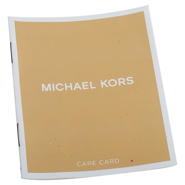 Pre Owned MICHAEL Michael Kors Brown Saffiano Leather Dillon Tote