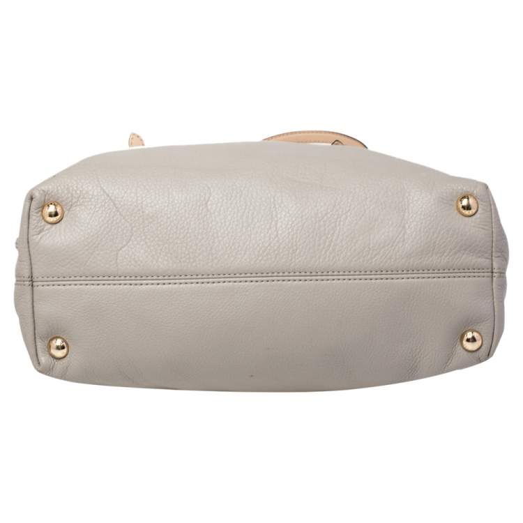 Pre Owned MICHAEL Michael Kors Lilac Leather Large Jet Set Travel Tote