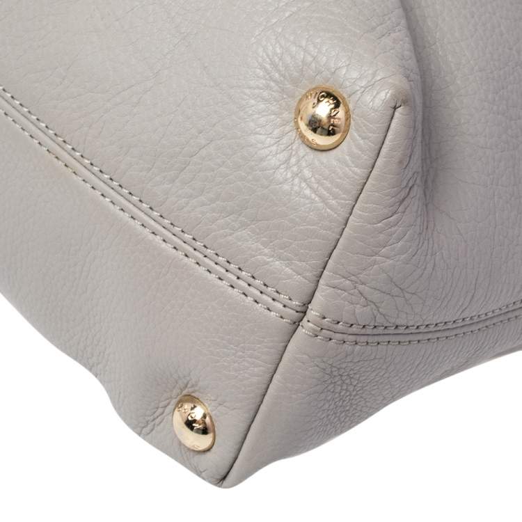 Pre Owned MICHAEL Michael Kors Lilac Leather Large Jet Set Travel Tote