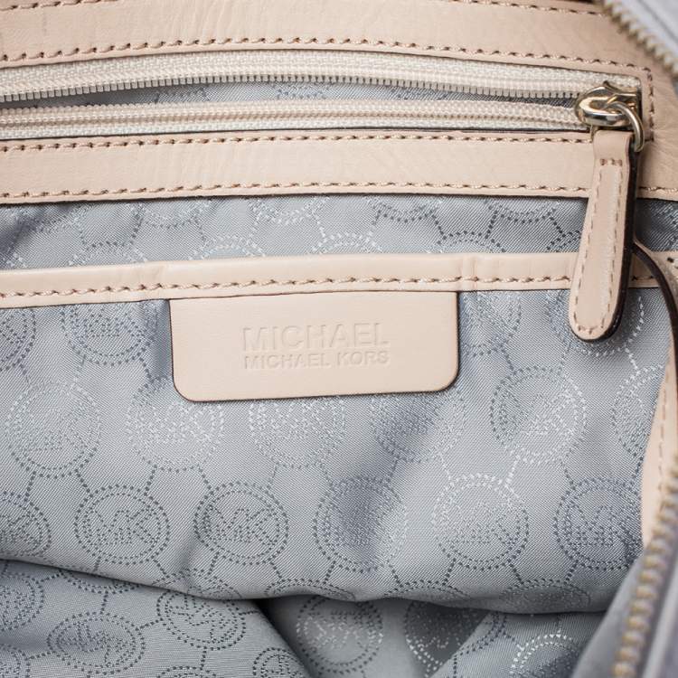 Pre Owned MICHAEL Michael Kors Lilac Leather Large Jet Set Travel Tote