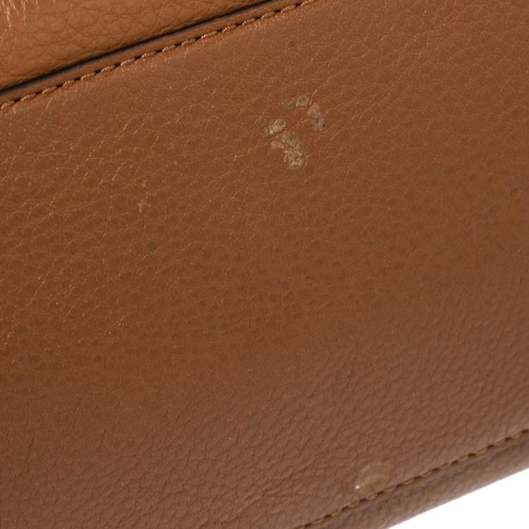 Pre Owned MICHAEL Michael Kors Brown Leather Audrey  Tote