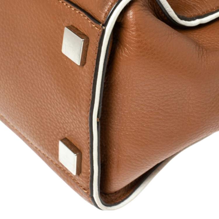 Pre Owned MICHAEL Michael Kors Brown Leather Audrey  Tote