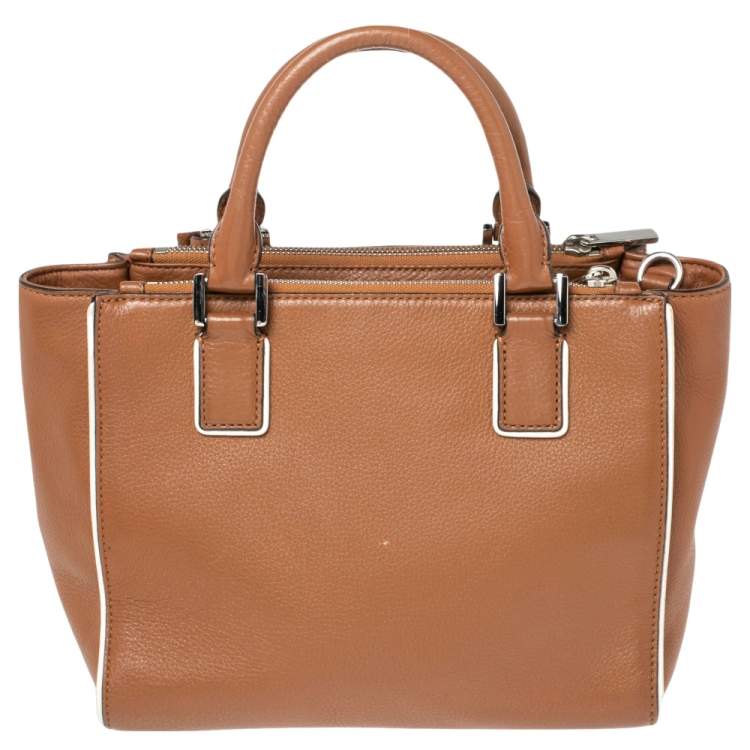 Pre Owned MICHAEL Michael Kors Brown Leather Audrey  Tote