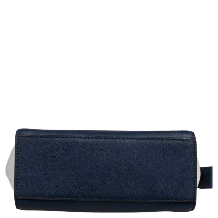Pre Owned MICHAEL Michael Kors Tricolor Leather Small Selma Crossbody Bag