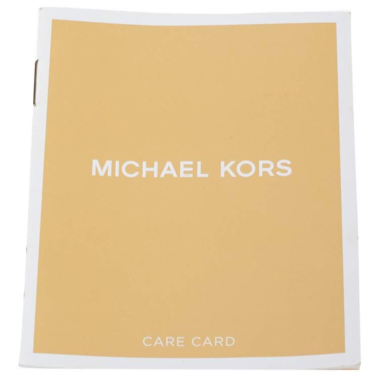 مملوكة مسبقًا MICHAEL Michael Kors Brown Grained Leather Large Mercer Satchel