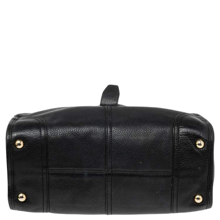 Pre Owned MICHAEL Michael Kors Black Leather Hudson Hobo 