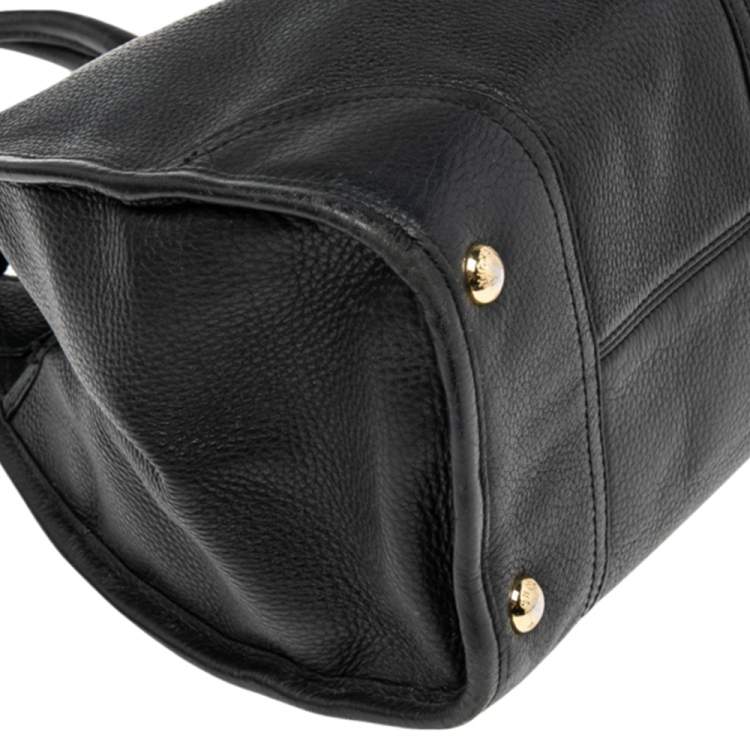 Pre Owned MICHAEL Michael Kors Black Leather Hudson Hobo 