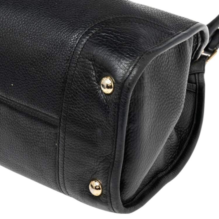Pre Owned MICHAEL Michael Kors Black Leather Hudson Hobo 