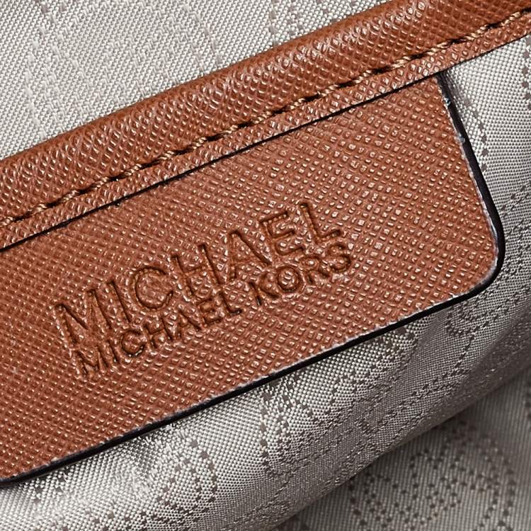 Pre Owned MICHAEL Michael Kors Brown Leather Large Selma Satchel