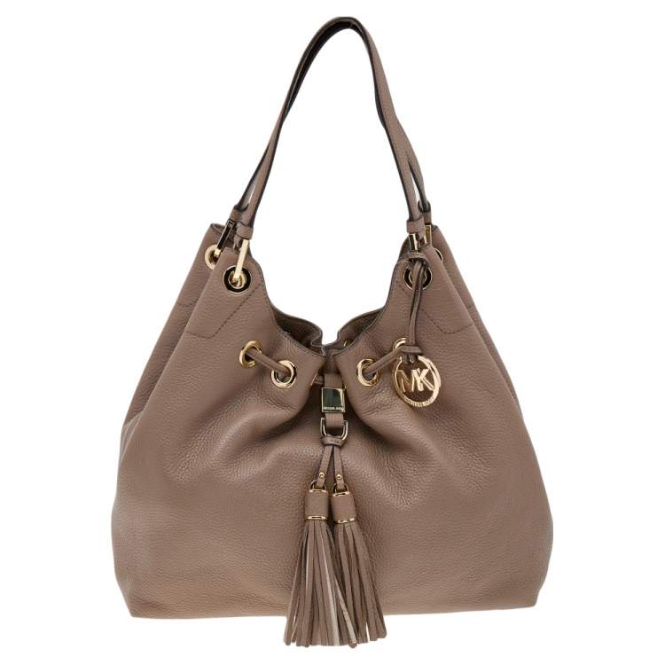 michael kors large camden drawstring leather shoulder bag