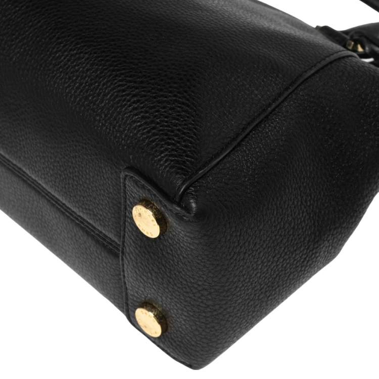 Pre Owned MICHAEL Michael Kors Black Leather Riley Satchel
