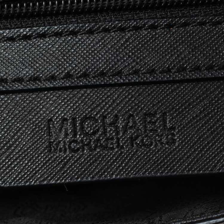 مملوكة مسبقًا MICHAEL Michael Kors Black Saffiano Leather Shoulder Bag