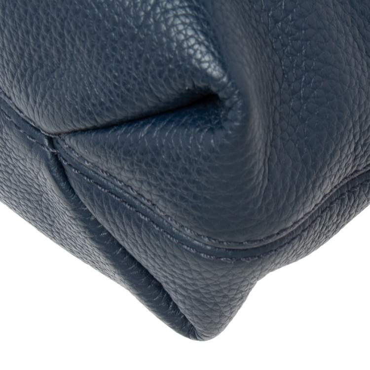 Pre Owned MICHAEL Michael Kors Blue  Leather Chain Shoulder Bag