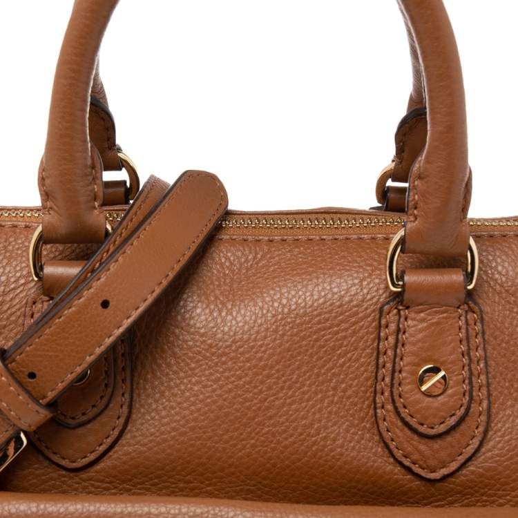 Pre Owned MICHAEL Michael Kors Brown Leather Margo Satchel