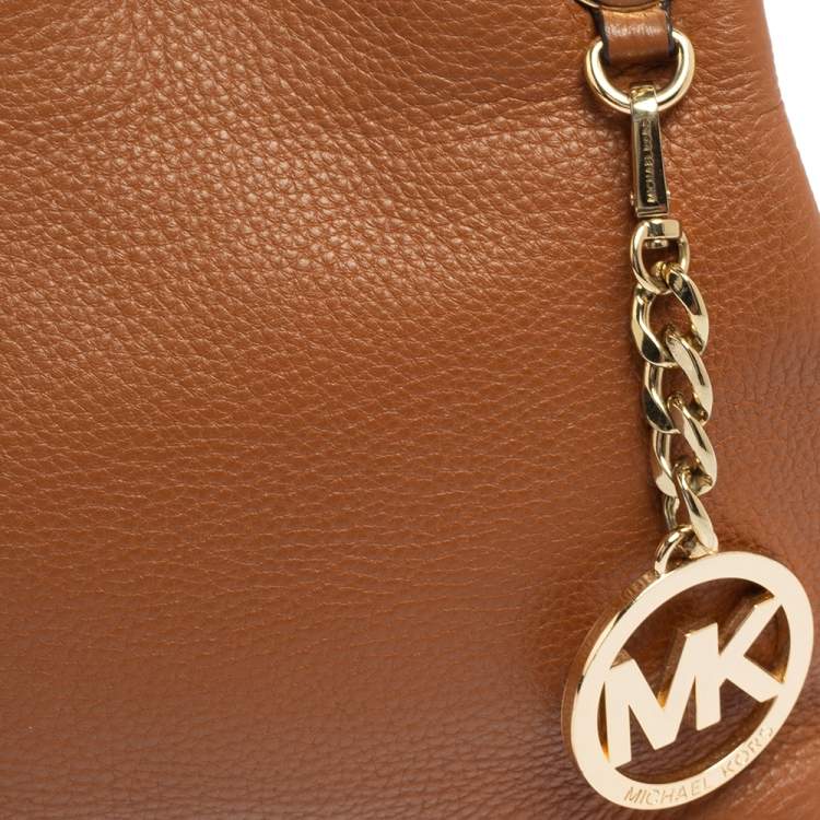 مملوكة مسبقًا MICHAEL Michael Kors Brown Leather Chain Shoulder Bag