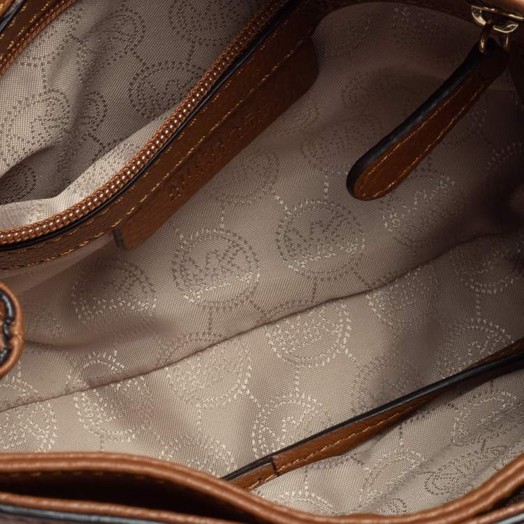 مملوكة مسبقًا MICHAEL Michael Kors Brown Leather Chain Shoulder Bag