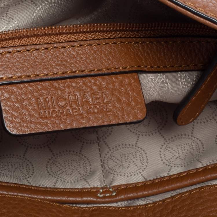 مملوكة مسبقًا MICHAEL Michael Kors Brown Leather Chain Shoulder Bag