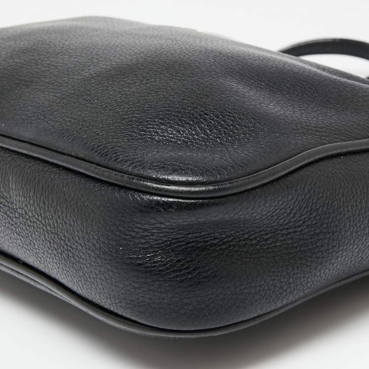 Pre Owned MICHAEL Michael Kors Black Leather Chain Shoulder Bag