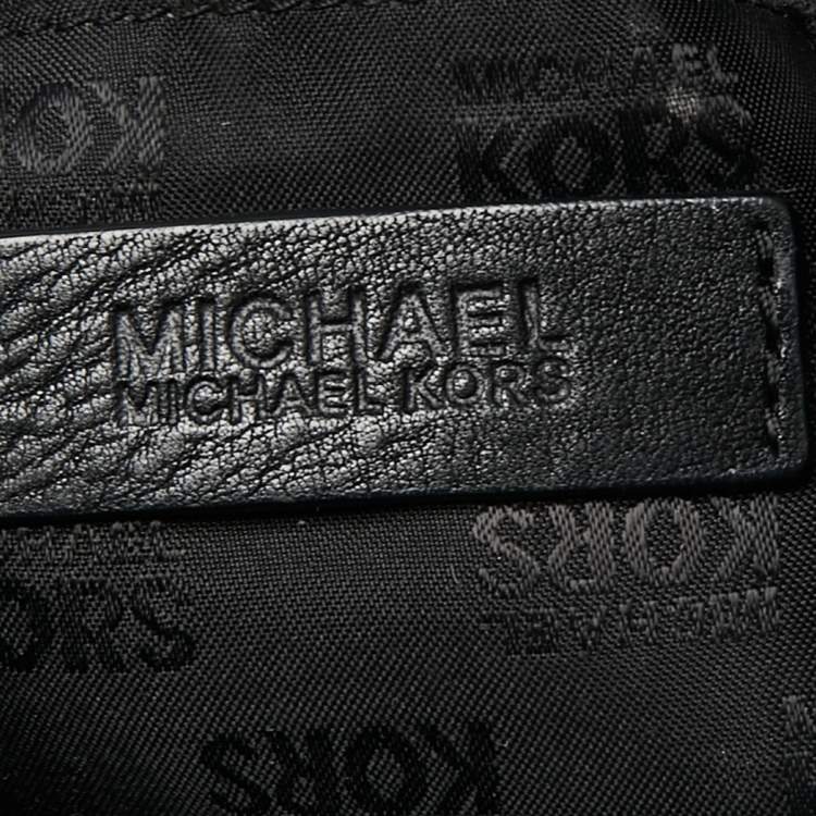 Pre Owned MICHAEL Michael Kors Black Leather Chain Shoulder Bag