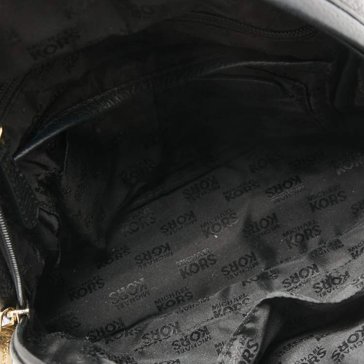 Pre Owned MICHAEL Michael Kors Black Leather Mini Backpack