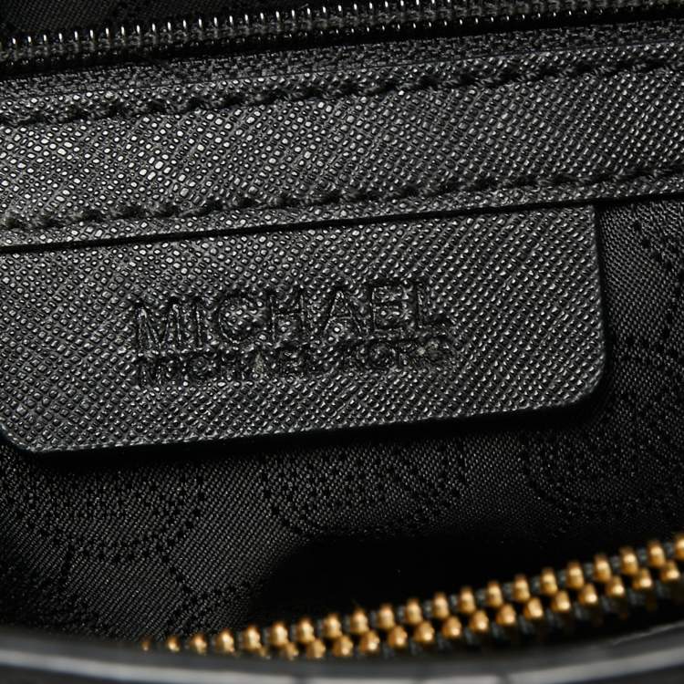 Pre Owned MICHAEL Michael Kors Black Saffiano Leather Dillon Tote