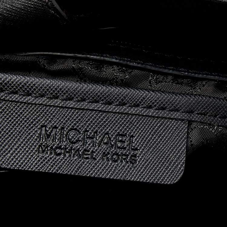 مملوكة مسبقًا MICHAEL Michael Kors Black Leather Large East West Hamilton Tote