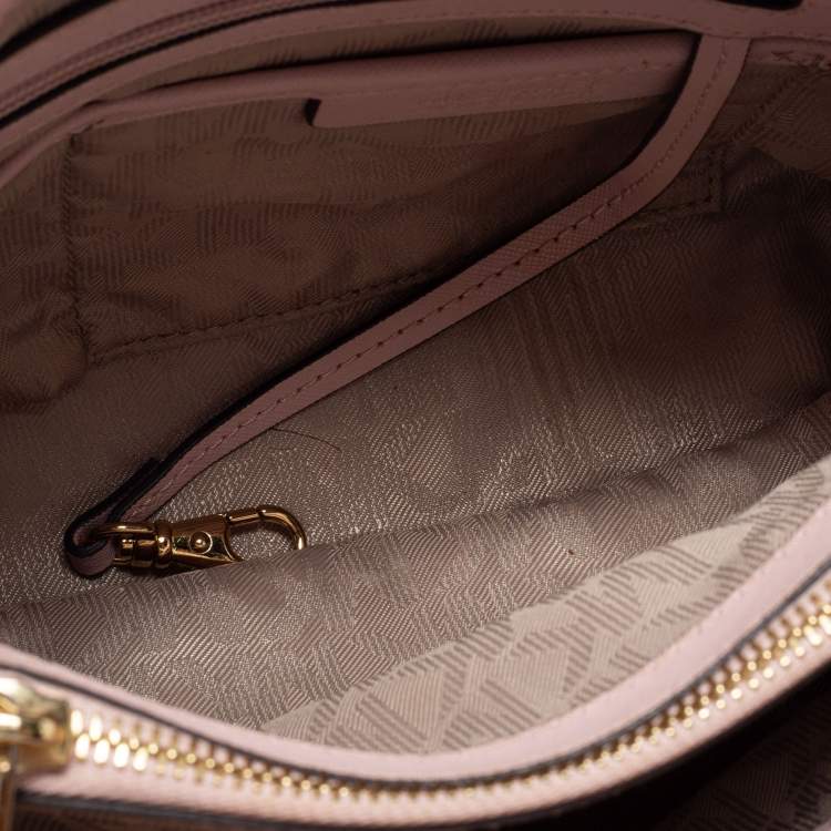 Pre Owned MICHAEL Michael Kors Pink Leather Small Cynthia Tote