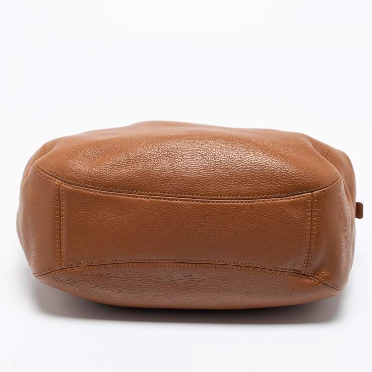 Pre Owned MICHAEL Michael Kors Tan Leather Fulton Hobo