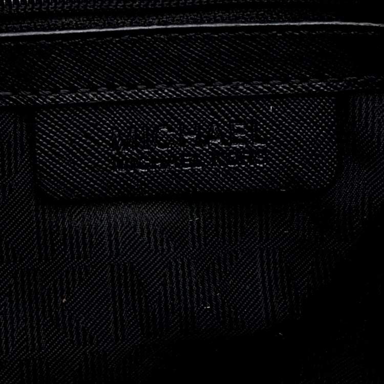 Pre Owned MICHAEL Michael Kors Black Leather Medium Selma Tote