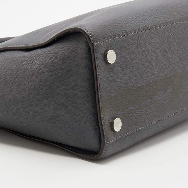 مملوكة مسبقًا MICHAEL Michael Kors Grey Leather Large Selma Tote