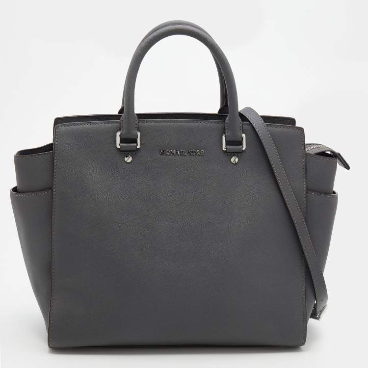 Michael kors selma large grey sale