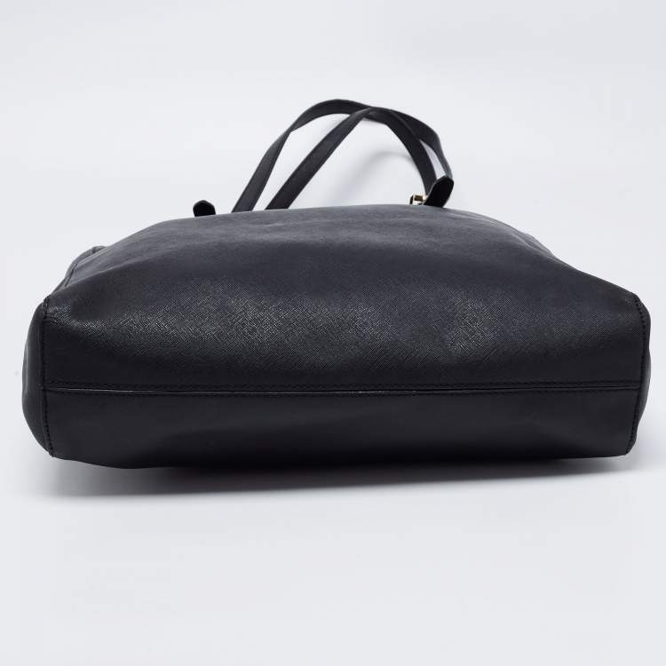 Pre Owned MICHAEL Michael Kors Black Leather Tote
