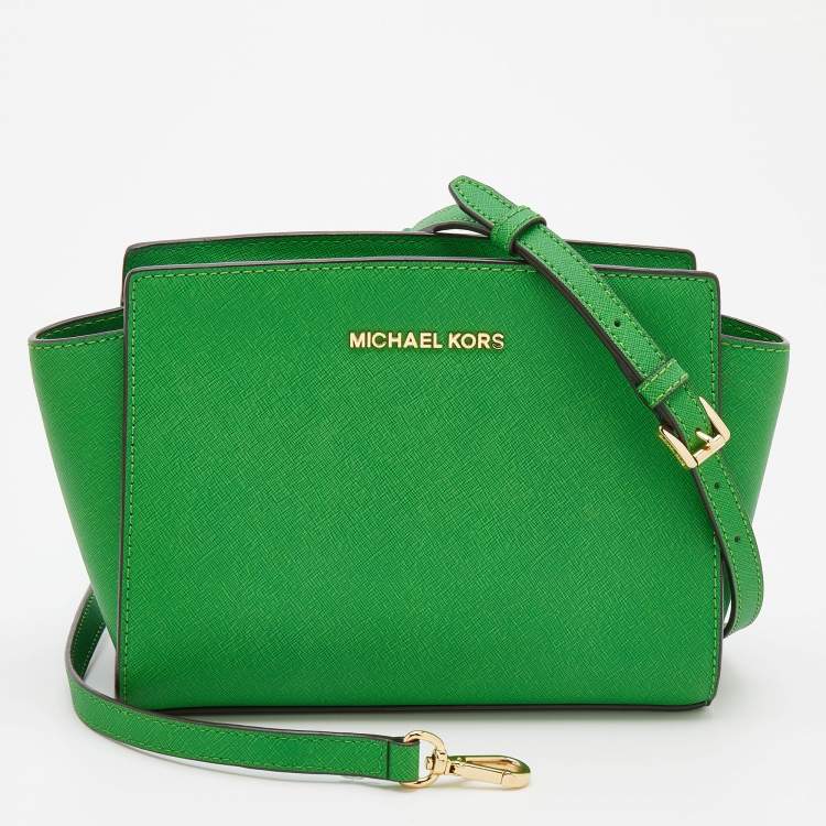 Michael Kors Voyager Small Saffiano Leather Tote Bag In Green  ModeSens