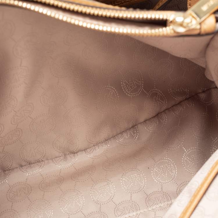 Pre Owned MICHAEL Michael Kors Sand Tan Saffiano Leather Cynthia Tote