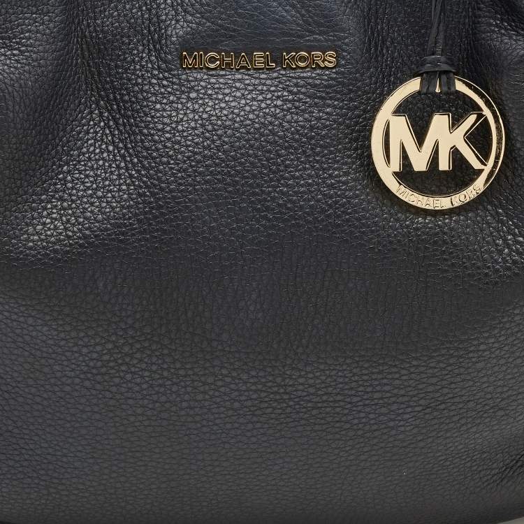 Pre Owned MICHAEL Michael Kors Black Leather Bedford Hobo