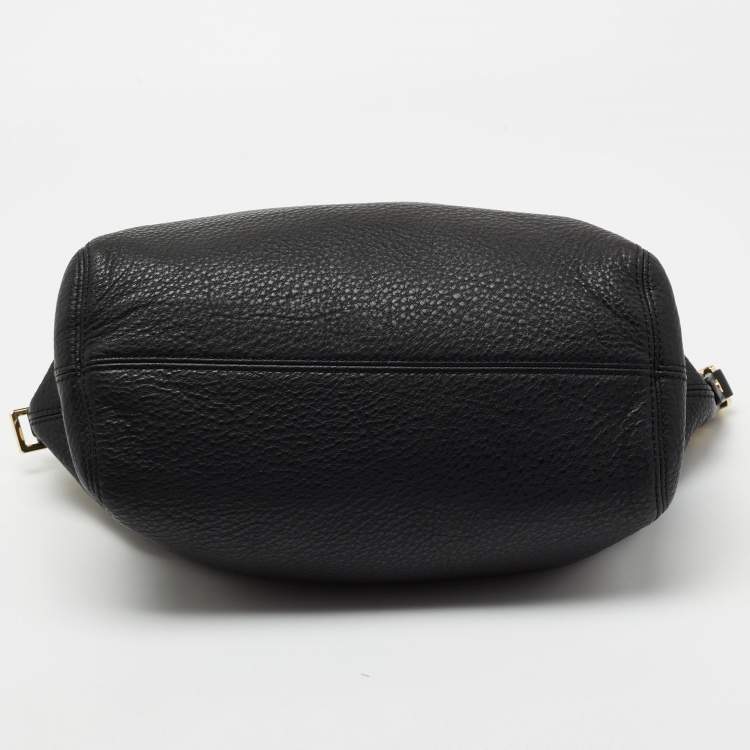 Pre Owned MICHAEL Michael Kors Black Leather Chain Tote