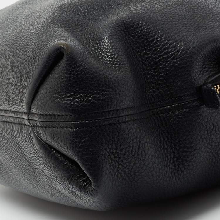 مملوكة مسبقًا MICHAEL Michael Kors Black Leather Jet Set Chain Tote