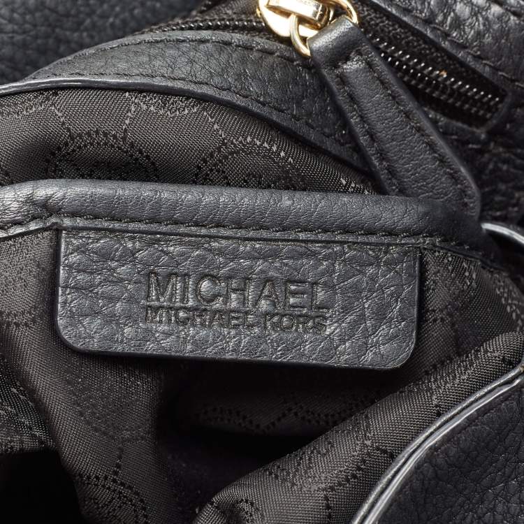 مملوكة مسبقًا MICHAEL Michael Kors Black Leather Jet Set Chain Tote