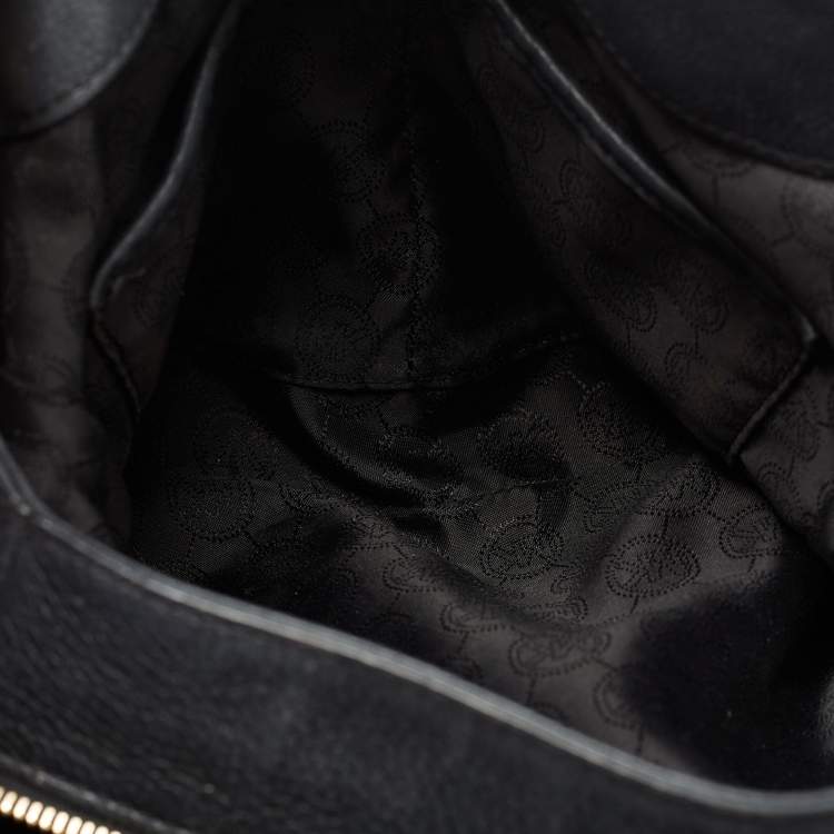 مملوكة مسبقًا MICHAEL Michael Kors Black Leather Jet Set Chain Tote