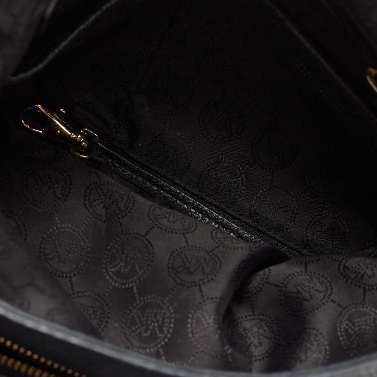 مملوكة مسبقًا MICHAEL Michael Kors Black Leather Jet Set Chain Tote
