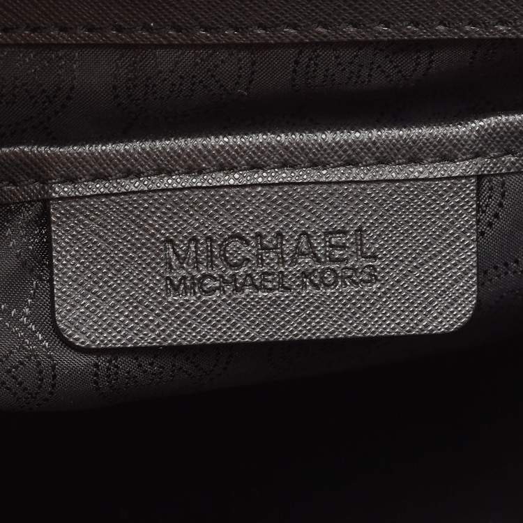 Pre Owned MICHAEL Michael Kors Black Leather Large Selma Satchel