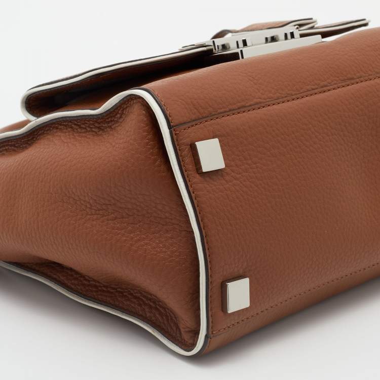 Pre Owned MICHAEL Michael Kors Brown Leather Audrey Satchel