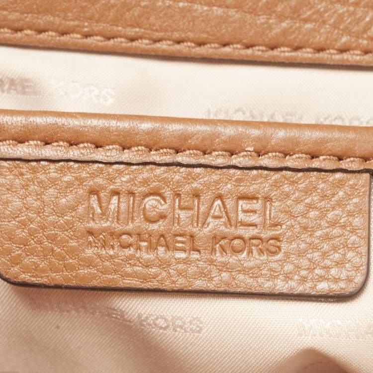 Pre Owned MICHAEL Michael Kors Brown Leather Riley Satchel